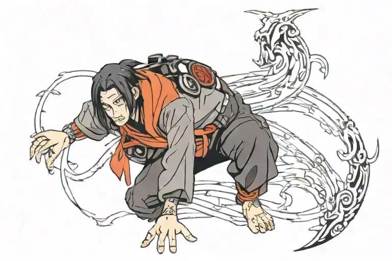 Itachi tattoo design idea