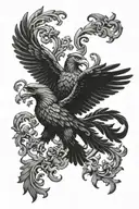 double headed eagle tattoo design idea