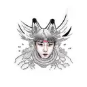 jungkook from BTS  tattoo design idea