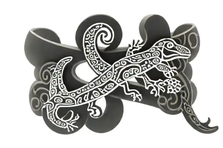 geckos bracelet tattoo tattoo design idea