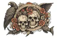 Combine elements of punk and industrial music into a unique tattoo design tattoo design idea