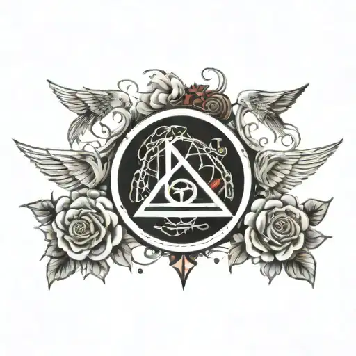 led zeppelin symbols tattoo design idea