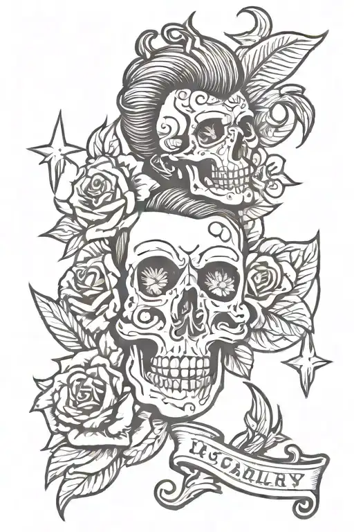 rockabilly estilo tattoo tattoo design idea