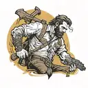 arthur morgan grave tattoo design idea