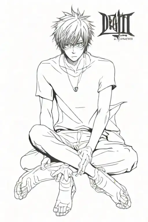 Death note kira  tattoo design idea