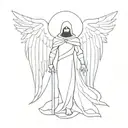 Azrael archangel of souls tattoo design idea