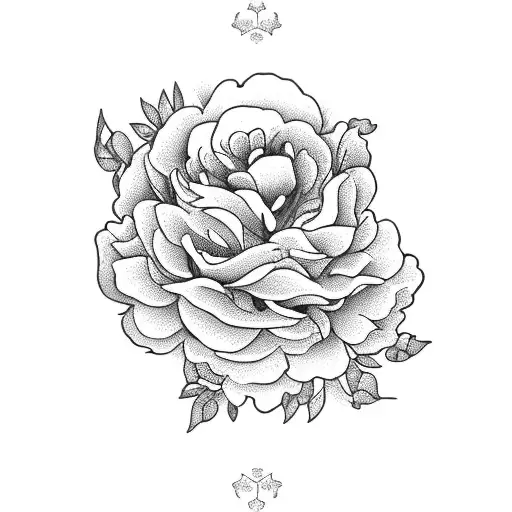 american traditional floral lady head holding an open book in front of her with peonies and roses surrounding  tattoo design idea