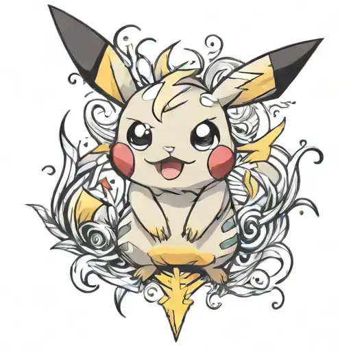 Pokemon pikachu tattoo design idea
