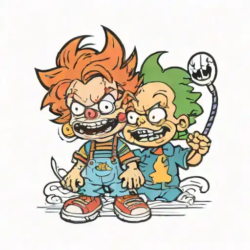 chucky and rugrats Chuckie Finster tattoo design idea