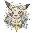 Pokemon pikachu tattoo design idea