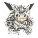 Pokemon pikachu tattoo design idea