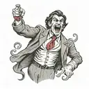 Jekyll and Hyde tattoo design idea