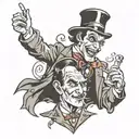 Jekyll and Hyde tattoo design idea