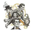 Jekyll and Hyde tattoo design idea