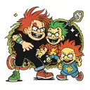 chucky and rugrats Chuckie Finster Gemini tattoo design idea