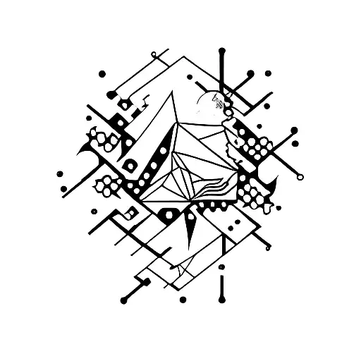 techno rave tattoo design idea