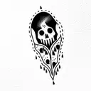 Sheet ghost tattoo design idea