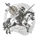 sagittarius with gemini, Aries, and scorpio   tattoo design idea