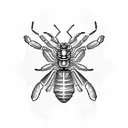 cicada scorpion tattoo design idea