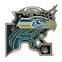 seattle seahawks 12 subtly integrated circuitry forming the shape tattoo design idea