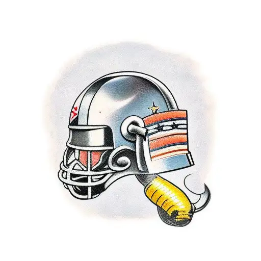 trojan helmet tattoo design idea