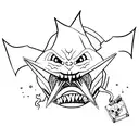 Gengar tattoo design idea