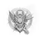 Illuminati sleeve  tattoo design idea