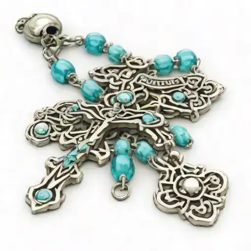 suicide awareness rosary   tattoo design idea