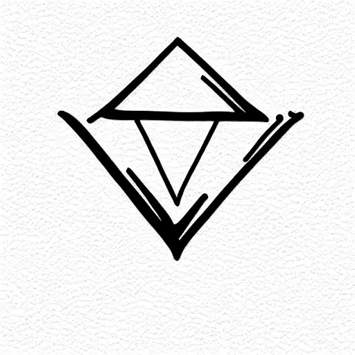 letters V J G E D tattoo design idea