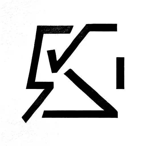 letters V,G ,D,J,E tattoo design idea