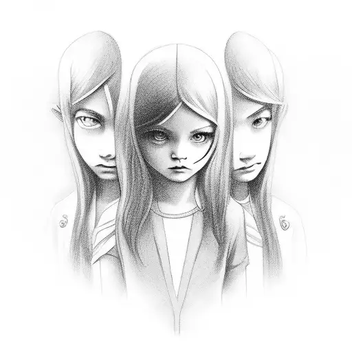 3 children 1 wife and me tattoo design idea