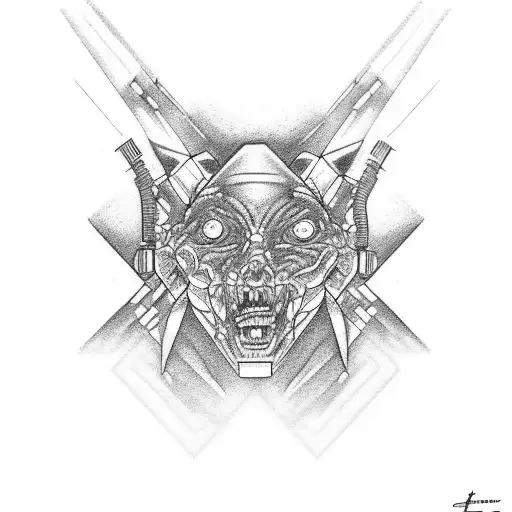 delorean tattoo design idea