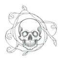 memento mori memento vivere tattoo design idea