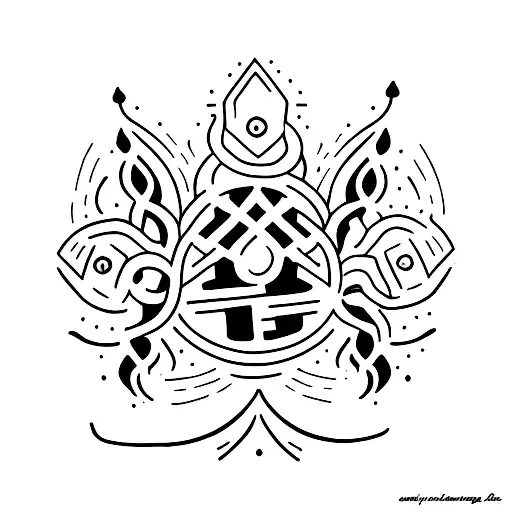 brother and sisters tattoo design idea
