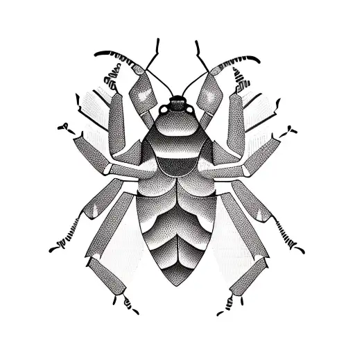 cockroach  tattoo design idea