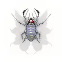 cockroach  tattoo design idea