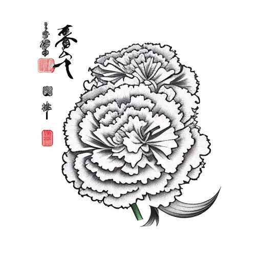 Carnation,  tattoo design idea