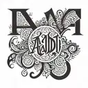 Aadi name tattoo design tattoo design idea