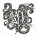 Aadi name tattoo design tattoo design idea