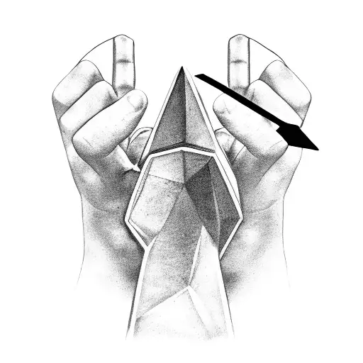 blacksmith anvil adult hand child hand clock tattoo design idea