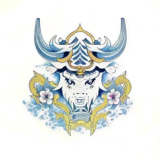 Taurus tattoo design idea