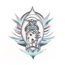 Taurus tattoo design idea