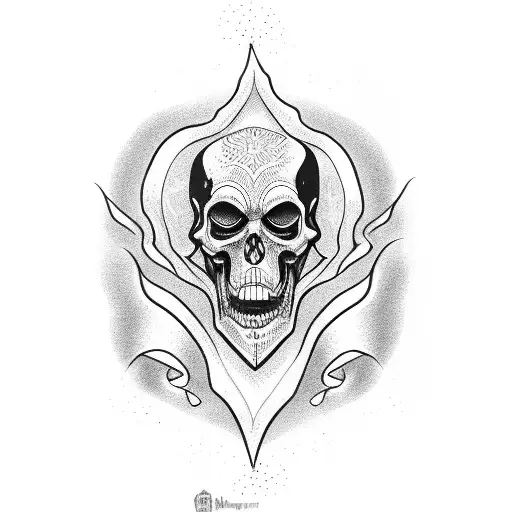 grim REAPER tattoo design idea