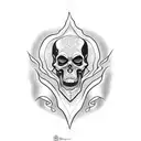 grim REAPER tattoo design idea