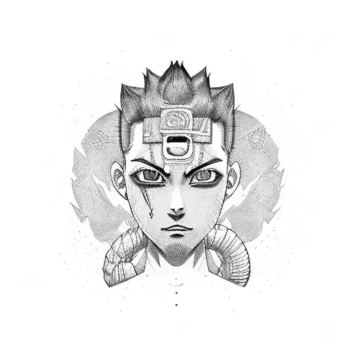 Shikamaru Nara tattoo design idea