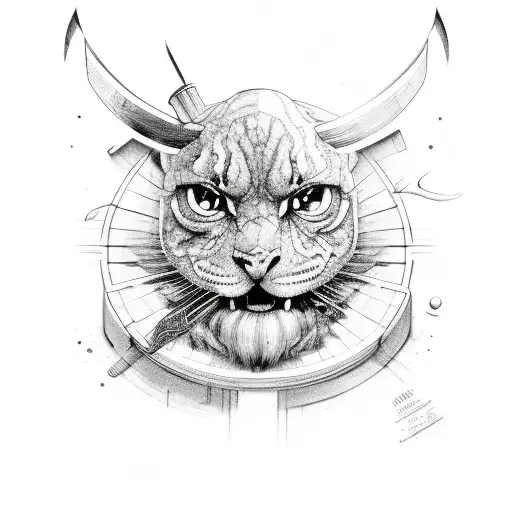 chef knife  tattoo design idea