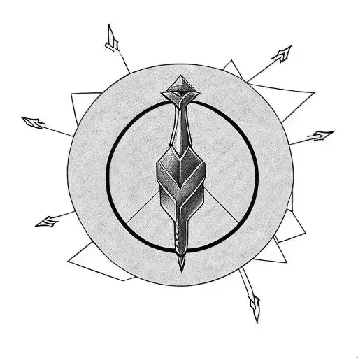 sickle and hammer tattoo design idea