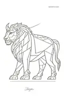 Lamassu tattoo design idea