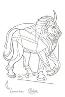 Lamassu tattoo design idea