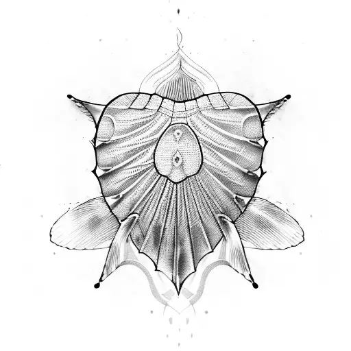 scallop shell  tattoo design idea